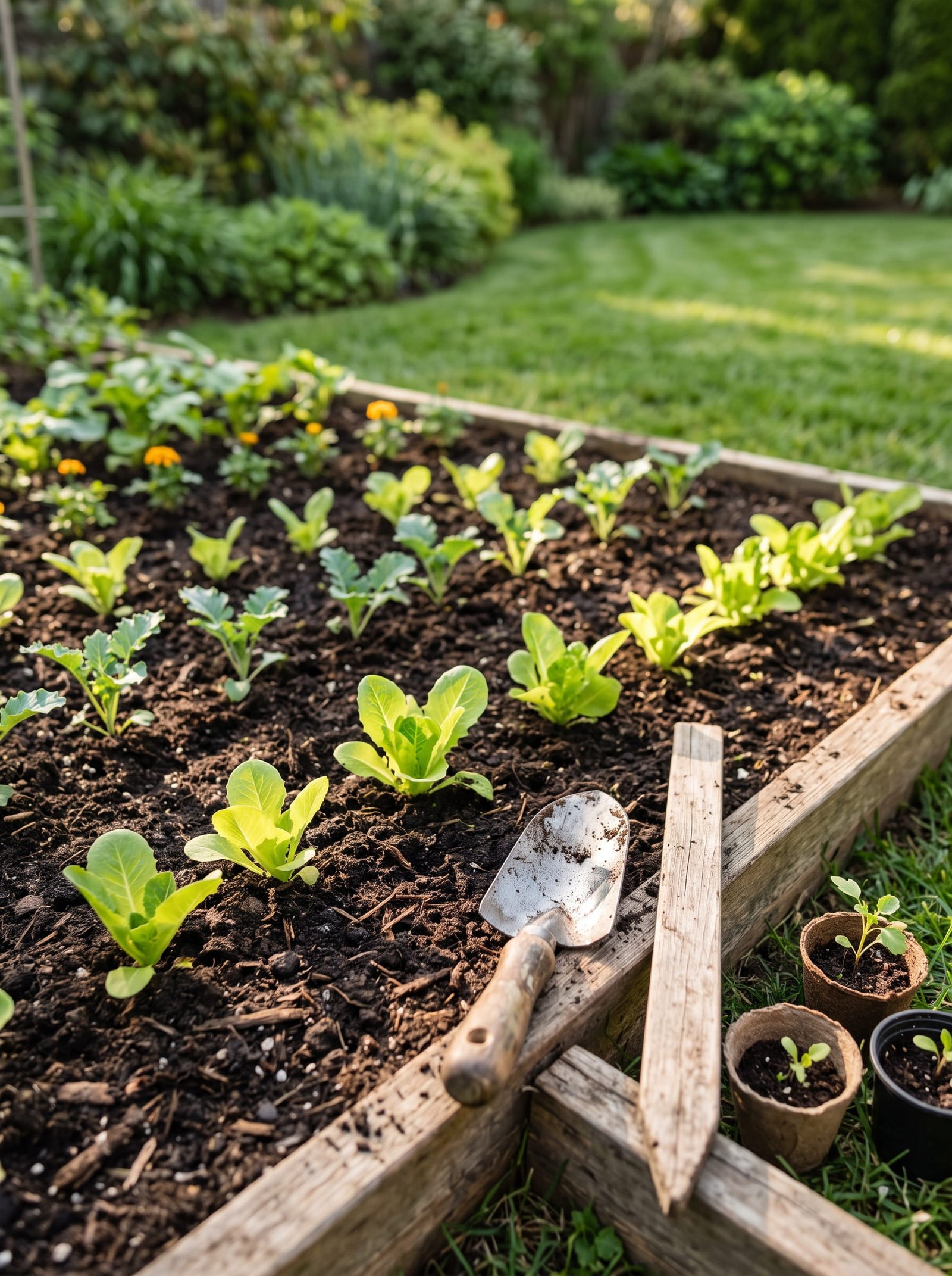 Garden plant spacing guide